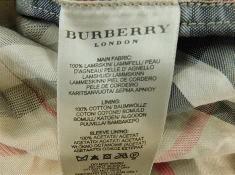 Burberry authenticity check